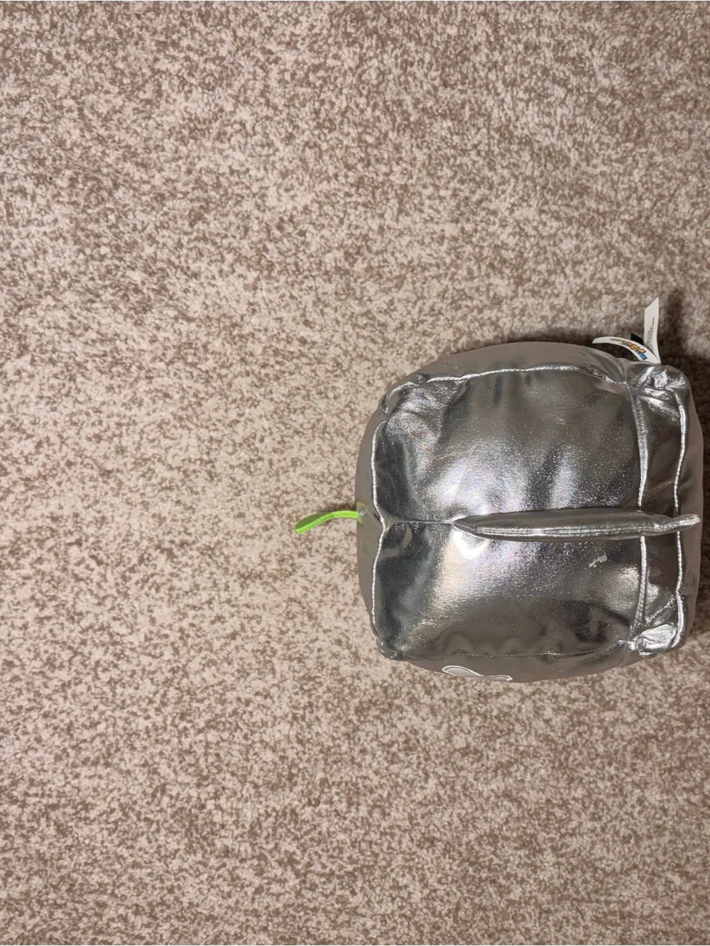 Silver metallic Rocket Plushie